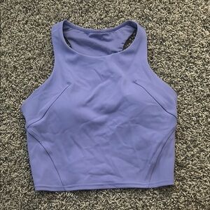 LuluLemon Lavender Athletic Crop Top